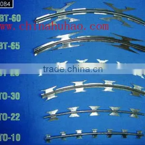Security Wire Mesh Razor Barbed Wire Gill Rope Blade Thorn Rope Galvanized Fence Wire Security Line Guard Against Theft thumbnail-1