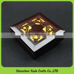 Logo Printing Luxurious Wooden Display Case Custom Small MDF Box thumbnail-4