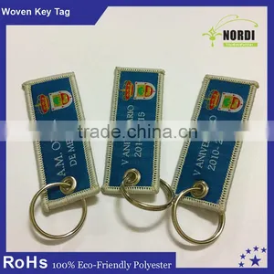 Reflective Key Chain /custom Key Tag /polyester Embrodiery Key Chain thumbnail-4