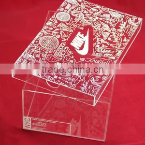 Hot Sale Clear Acrylic Shoe Display Box thumbnail-3