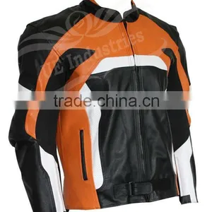 Motorbike Racers Leather Jacket thumbnail-1