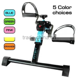 Platinum Fitness Exercise Fit Sit Deluxe Folding Pedal Exerciser Leg Machine With Electronic Display thumbnail-1