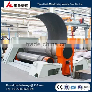 Large Size CNC Hydraulic Pressure 4 Roll Plate Bending Machine WB12K-16*2500 thumbnail-6