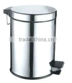 304 Stainless Steel Waste Bin thumbnail-1