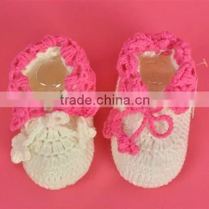 100%cotton Handmade Booties Baby Sock thumbnail-1