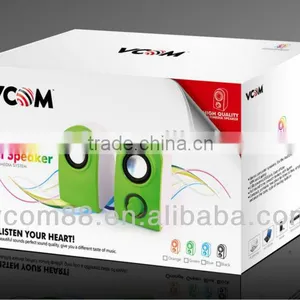 USB Mini Stereo Speaker, Mini Speaker for Notebooks/pc/mac/mp4/mp3/PDA thumbnail-2