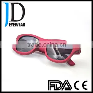 Custom Logo Natural Wood Free Sample Aviator Sunglasses thumbnail-5
