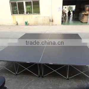 Manufacturer Price! Portable Stage Color Black Or Grey Wedding Stage Backdrop Decoration thumbnail-3