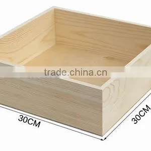 Handmade Square Wooden Storage Tray thumbnail-3