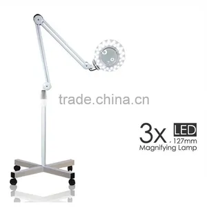 3X Led Magnifying Glass With Light Stand thumbnail-1