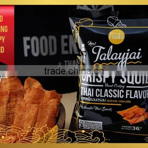 Talayjai : Crispy Squid Thai Dried Seafood Snack Classic Flavor thumbnail-2