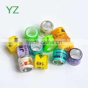 2015 Hot Newest Transparent Pigeon Rings Tags for Sale thumbnail-1