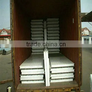 Prefab House Wall and Roof pu Sandwich Panel thumbnail-1