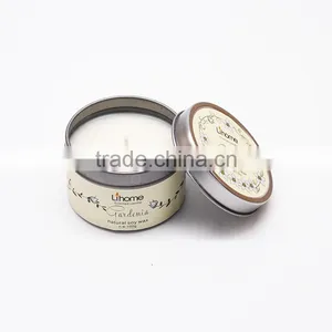 100% Natural Soy Wax Candle in Metal Jar , Scented Candle,natural Essence Candle thumbnail-4