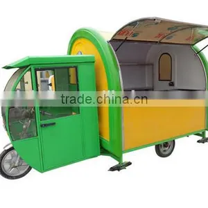 Street Hot Food Vending Tricycle Cart With Big Wheels thumbnail-3