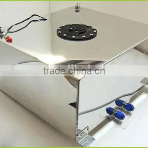 Aluminum Racing Fuel Cell 10 Gallon Gas Tank With Level Sender and Black Cap thumbnail-3