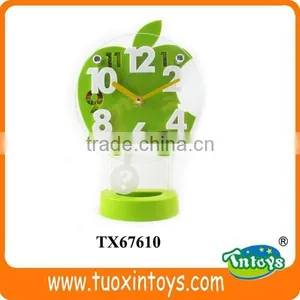 Apple Clock, Apple Shaped Clock, Apple Shape Alarm Clock thumbnail-1