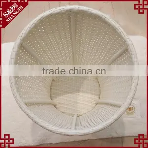 Functional Large Capability Durable Rattan Craft Laundry Basket for Hotel thumbnail-4