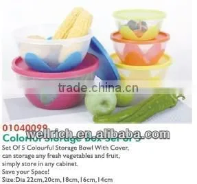 01040099 Colorful Storage Box Set of 5 thumbnail-1
