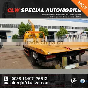 Hot Sale Flatbed Wrecker Truck With Crane thumbnail-3