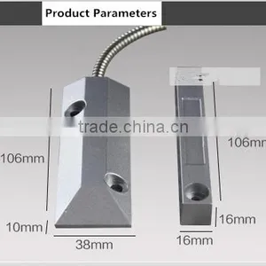 Wireless Magnetic Door Sensor Contact SDM-100 Wireless Mental Rolling Door Magnetic Contact Wireless Rolling Door Sensor thumbnail-2