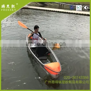 Chinese Transparent Clear Fishing Kayak Boat Hull for Sale thumbnail-3
