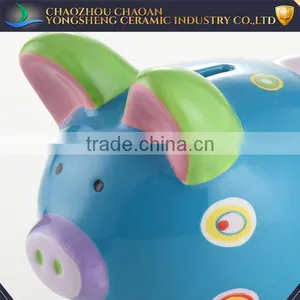 New Products Blue Novelty Pig Shaped Piggy Banks for Sale thumbnail-2