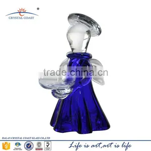 Cheap Blown Lovely Little Glass Angel Figurines for Candle thumbnail-3