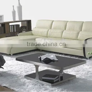 Genuine Leather Sofa and Chaise Longue B400023 thumbnail-1