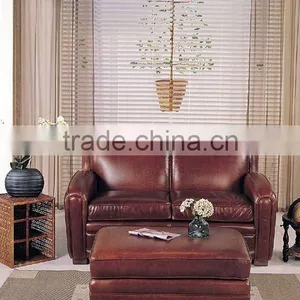 Genuine Leather Sofa Set. Small Table. Two Seat Sofa. Three Seat Sofa. Leather Chesrerfield Sofa B48184 thumbnail-1