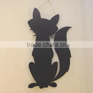 2017 MDF Cute Style Wall Wooden Shaped Chalkboard With Double Side for Kids thumbnail-6