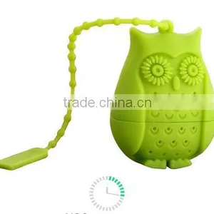 CY166 Owl Tea Infuser Adjustable Silicone Loose Leaf Tea Strainers thumbnail-5