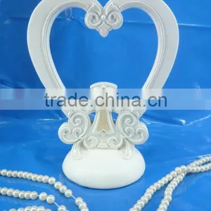 Heart Shape With Cross Wedding Cake Server Set Cake Topper Wedding Items thumbnail-1