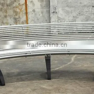 Cast Iron Street Leisure Long Bench With Back thumbnail-3