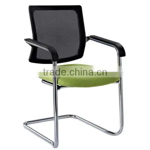 Black Mesh Stacking Conference Chairs thumbnail-1