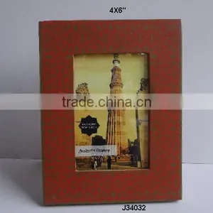 Rustic Gold Hand Printed Resin Mosaic Photo Frame Available in All Photo Sizes thumbnail-1