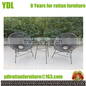 Youdeli Rattan Chair Outdoor Chair for Garden Dining Set thumbnail-1