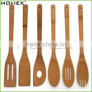Hot Sale Kids Bamboo Kitchen Utensils , Bamboo Spoon Set Wholesale thumbnail-2