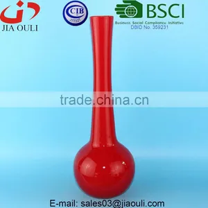 BSCI Certificate Factory Wedding Table Centerpieces Red Chinese Ceramic Vase thumbnail-1