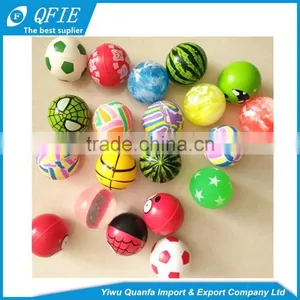 Hot Selling Soft 27mm 32mm 45mm Custom Printed Bouncy Ball Toy for Gashapon Vending Machine thumbnail-1