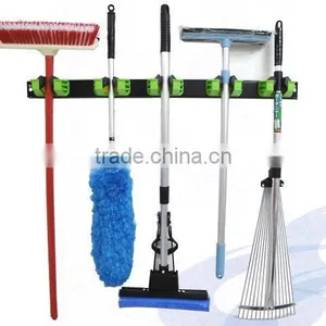 Professional Patent Garden Mop Tool Holder Rack With Screw Fixed Plate thumbnail-2
