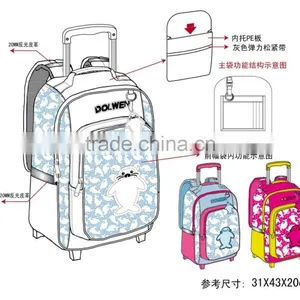 Large Capacity School Trolley Bag for Students thumbnail-1