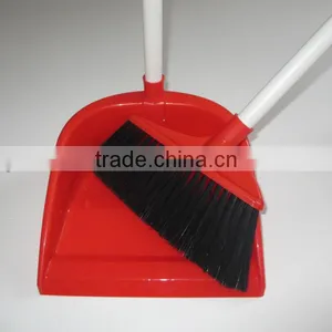 Cleaning Tools Plastic Broom and Dustpan Set thumbnail-1