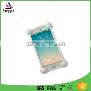 High Quality Colorful Candy Cute Ring Support Universal Soft Silicone Phone Holder Suitable For 3.5-6 Inch Phone Model thumbnail-3