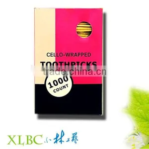 Nature PP Cello Wrapped Box Mint Bamboo Toothpicks thumbnail-2