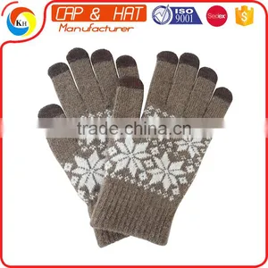 Hight Quality New Gift Touch Screen Glove Smart Touch Gloves Customized Knitted Winter Touch Screen Glove thumbnail-1