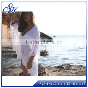 2016 Soft Chiffon With Lace Beach Clothes for Wonderful Women thumbnail-1