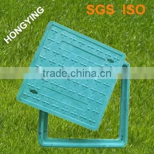 Square Manhole Cover Plastic Green thumbnail-1