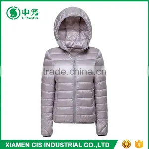 Morden Design Short Style Women Duck Down Feather Jacket for Winter thumbnail-4