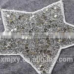 2016 Shining T-shirt O-neck Fashion Design for Girls thumbnail-4